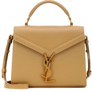 Saint Laurant Cassandra Bag in Latte